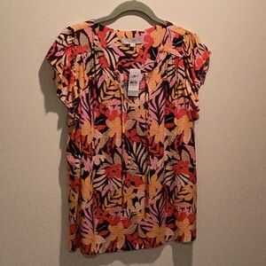 NWT Loft Floral Women's Top